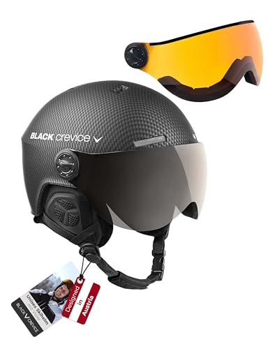 Black Crevice Skihelm Arlberg mit 2 Visier