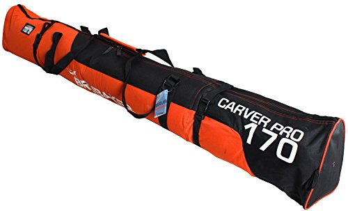 BRUBAKER Carver Pro 2.0 gepolsterte Skitasche mit Zipperverschluss