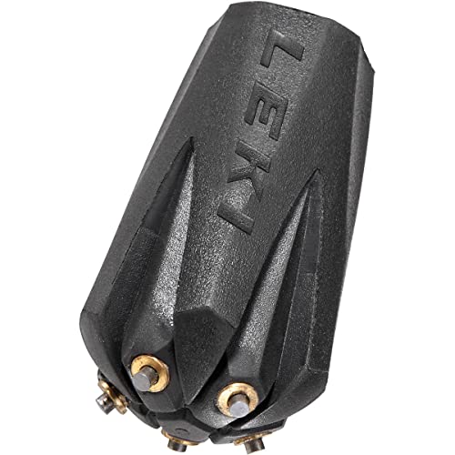 LEKI 380088 Gummipuffer Trekking Silent Spike Pad, Black